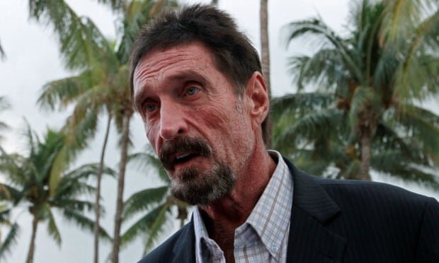 Джон Макафи, пионер антивирусного программного обеспечения, арестован в Испании. 