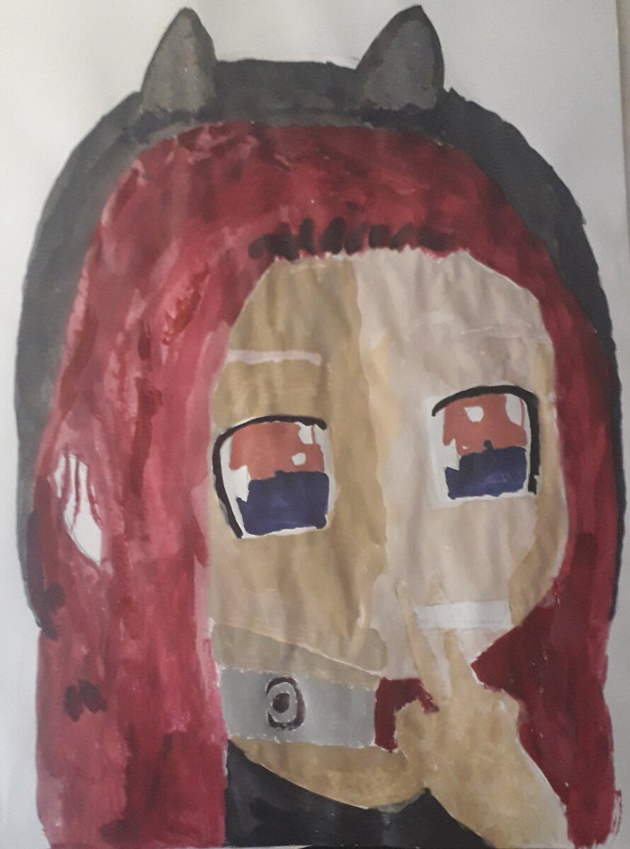 Это моя работа к сожелению она не очень красива,но и так сойдет я хочу поставить себе цель это манга или манхва в 18 лет,а пока я буду  улучшать свои навыки в рисовании.Выкладавать ли мне по тиму ранобэ? 