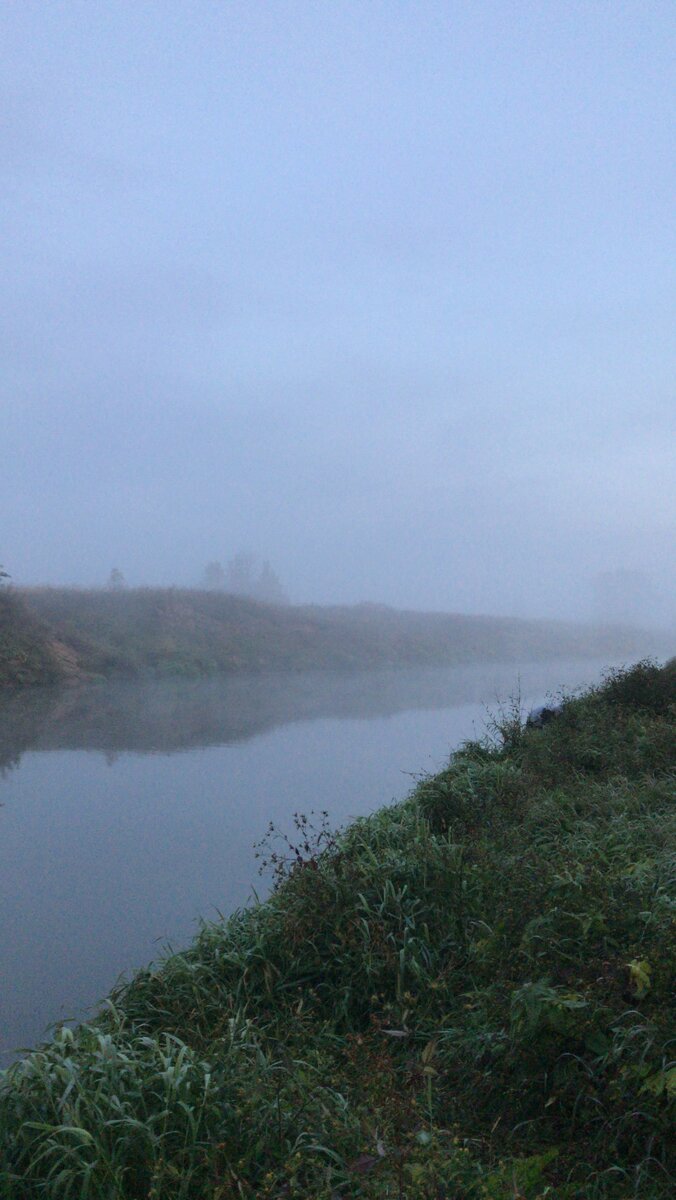 Туманное утро.Река «Сестра».