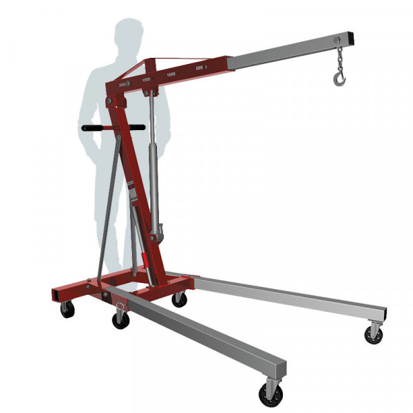 Гидравлический кран для автосервиса