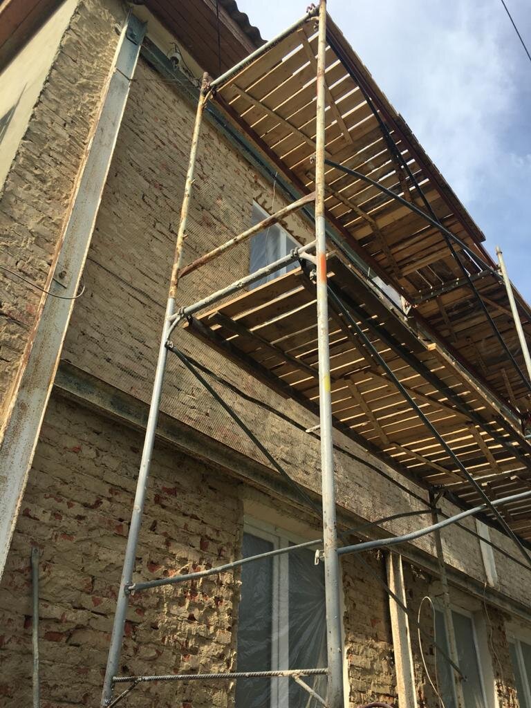 Строительные леса.