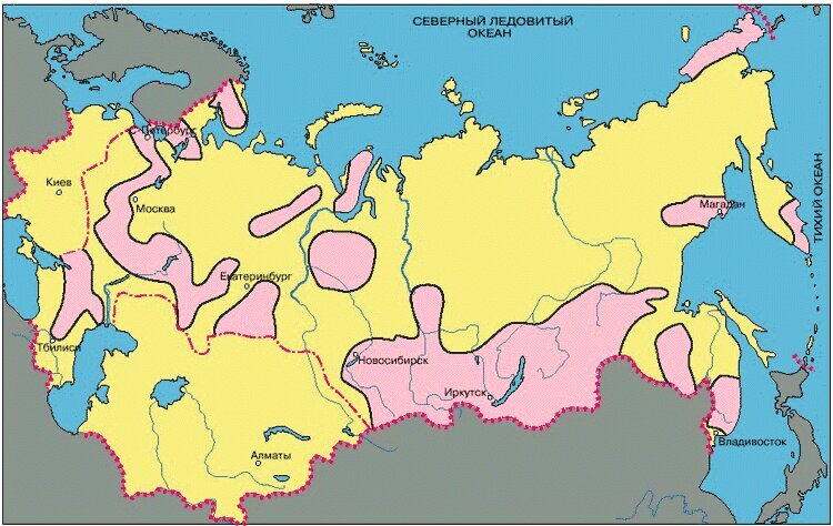 Радон карта опасных участков - 91 фото