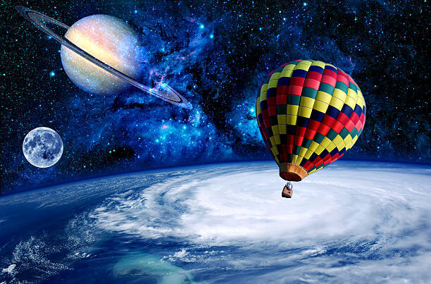 Воздушный шар, чтобы доставить туристов к краю космоса