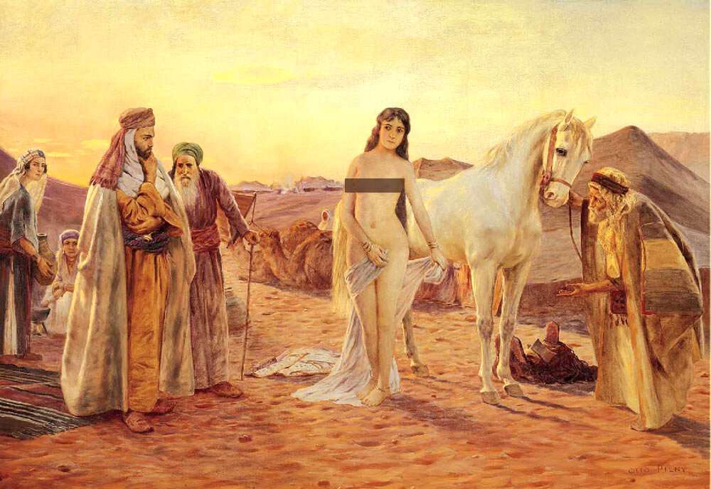 Художник Otto Pilny. Продажа рабыни