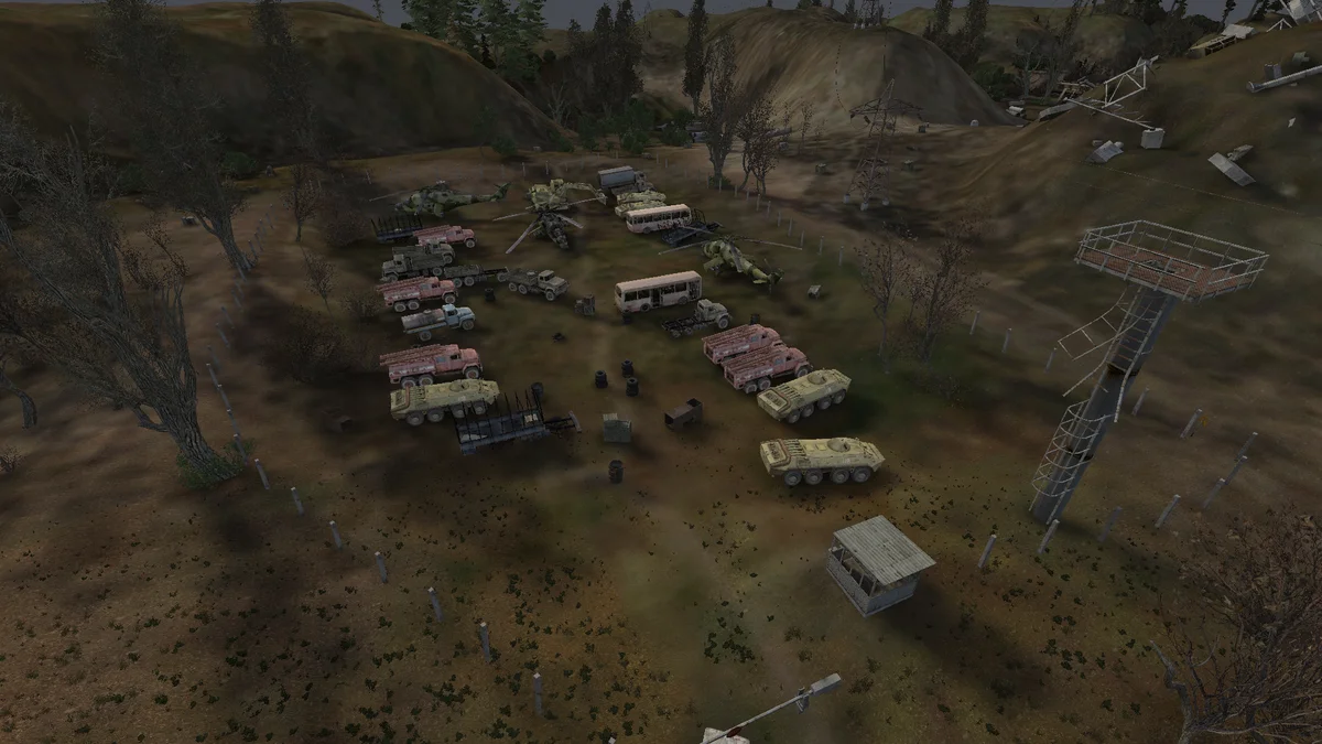 Stalker техники. Stalker кладбище техники