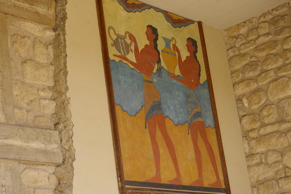 Фрески кносского дворца