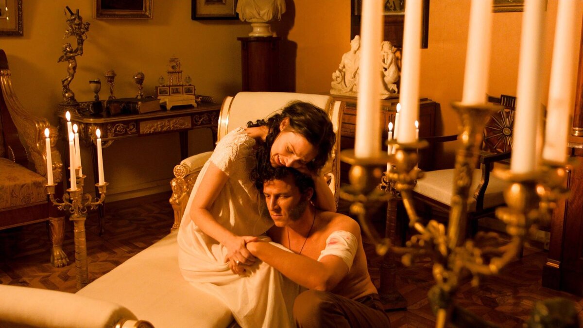 Кадр из фильма "Дуэль. Пушкинъ - Лермонтовъ", производство Brave Rabbit