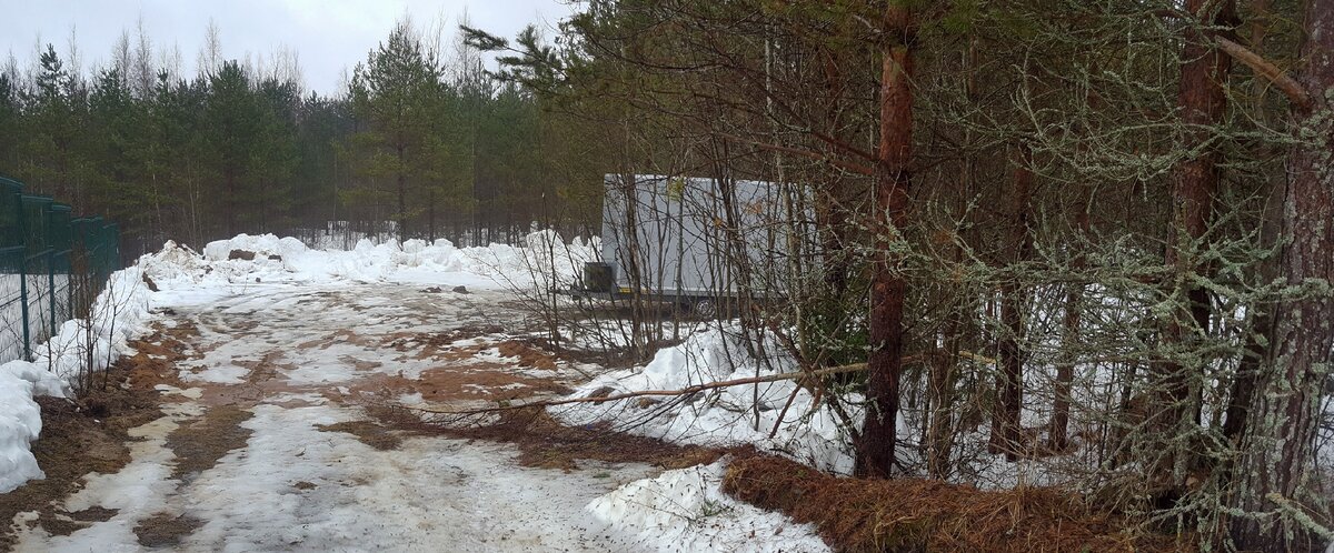 Весна 2018 года, на этом месте будем строить дом 