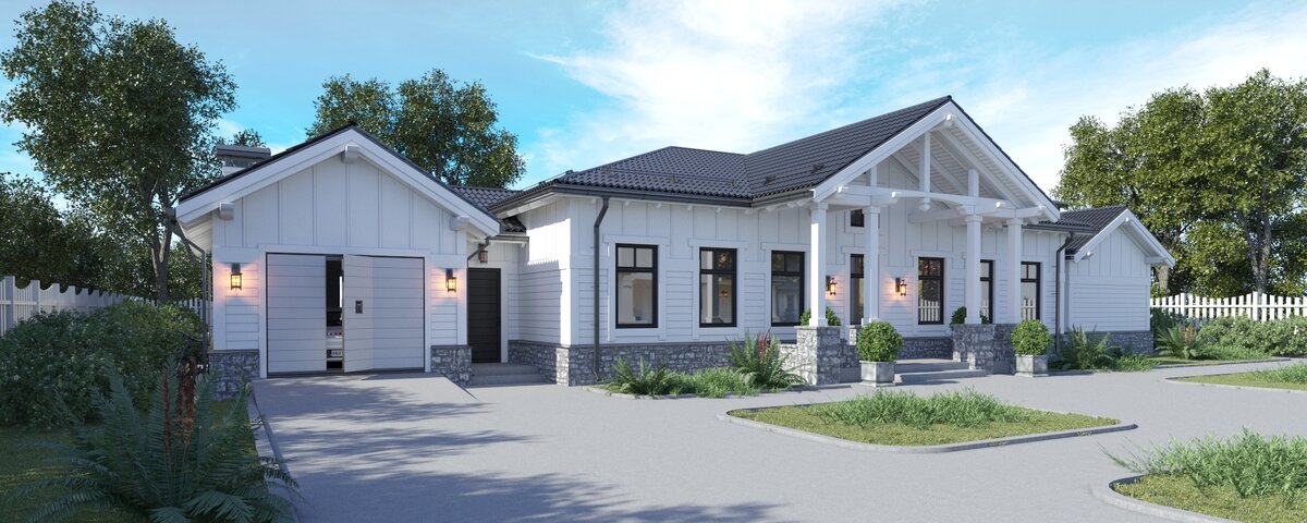 Мой вариант внешнего вида этого домика