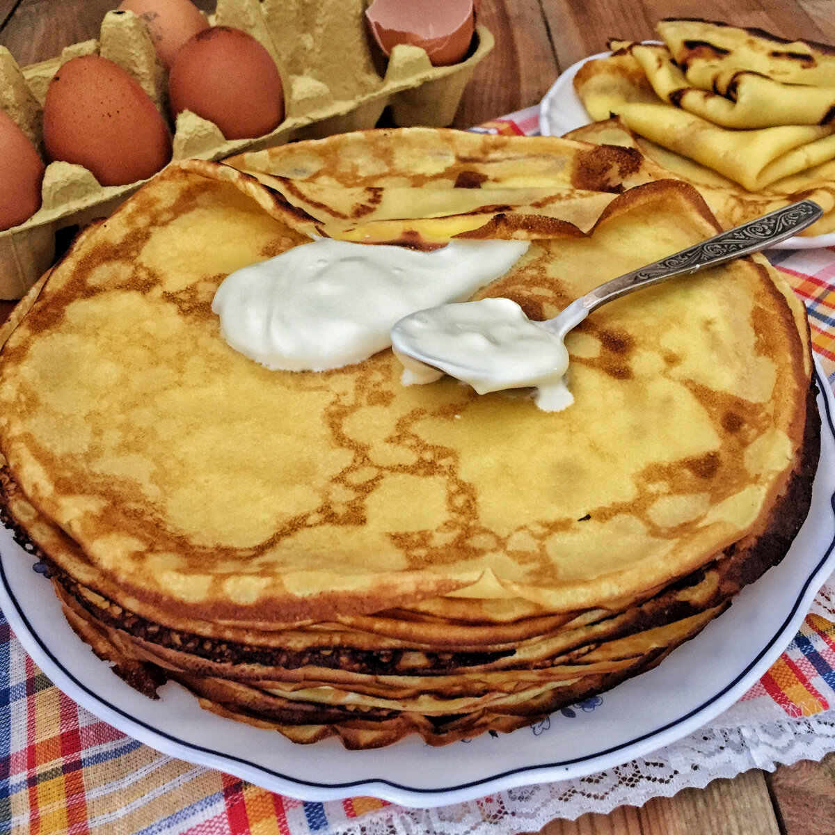 Блины на сыворотке от Ольги Матвей