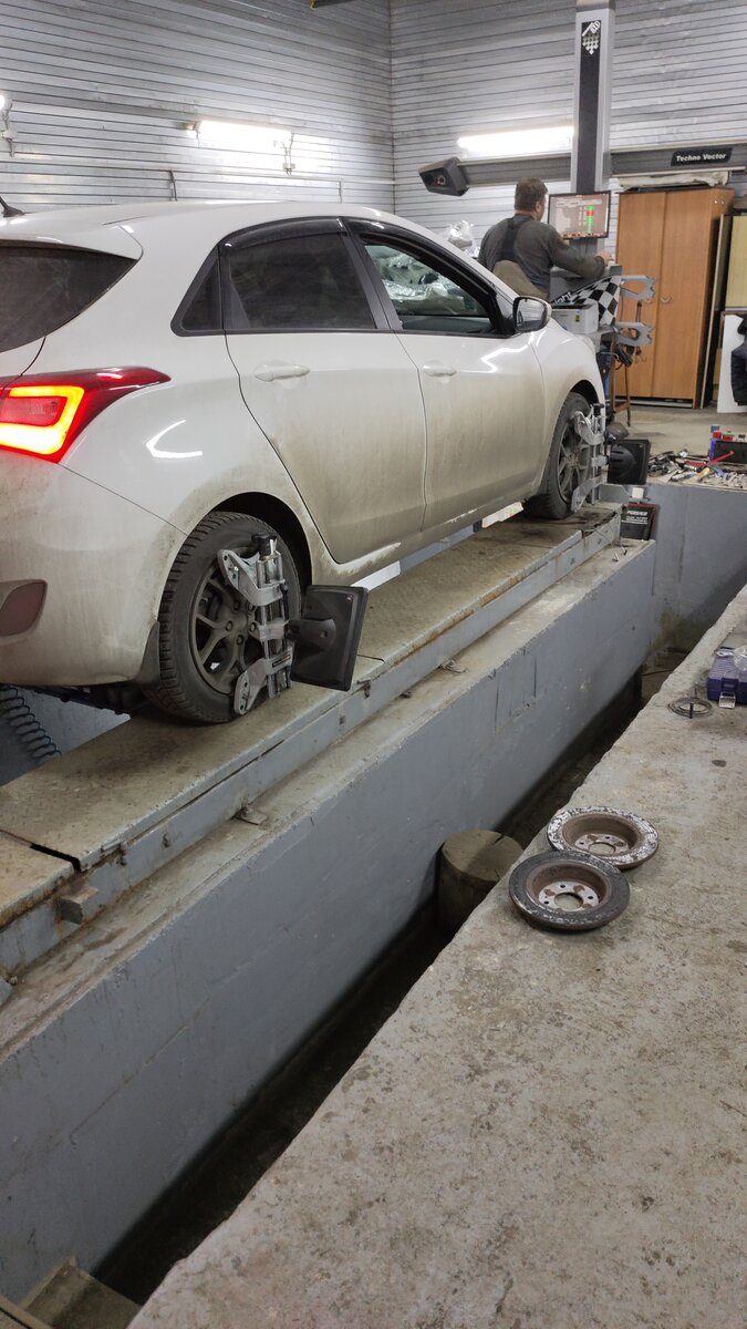 Сход развал hyundai i30 2