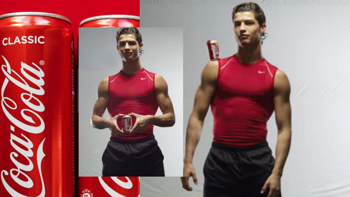 Ronaldo coca cola