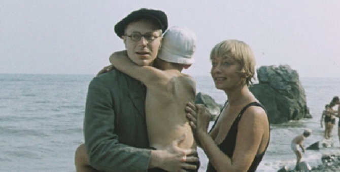 Юрий Богатырёв и Эва Шикульска в фильме "Объяснение в любви"