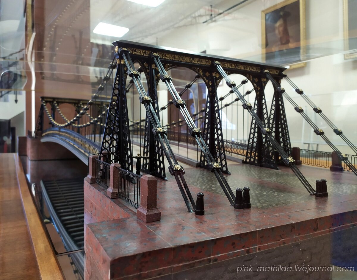 Модель Пантелеймоновского подвесного моста