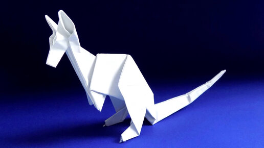 Оригами КЕНГУРУ из бумаги. Оригами животные