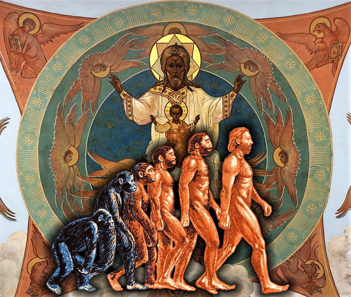 Теистический эволюционизм.