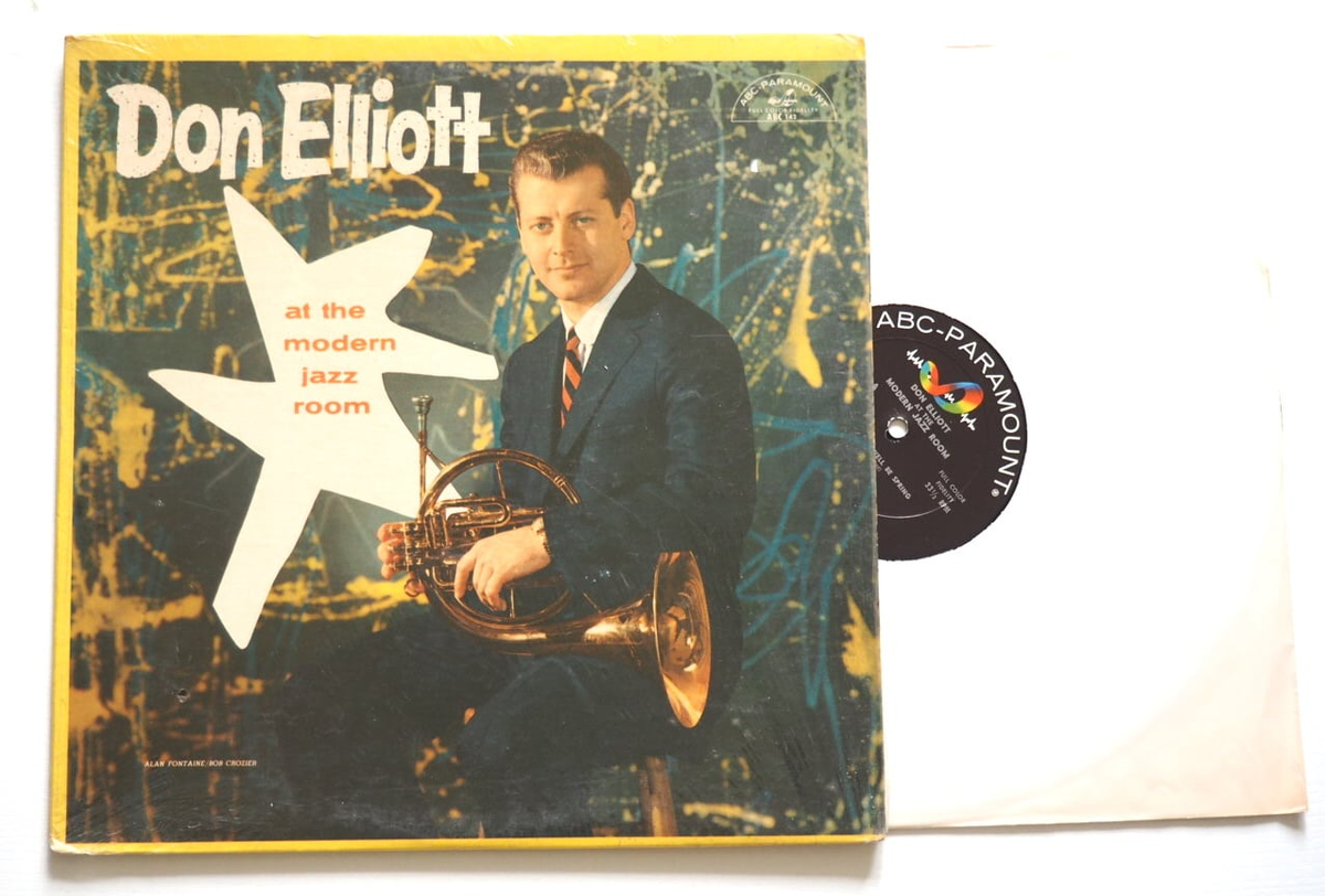 Концертный альбом Дона Эллиотта 'At The Modern Jazz Room', выпущенный лейблом ABC-Paramount в 1957 году. Оригинальное американское издание в моно.