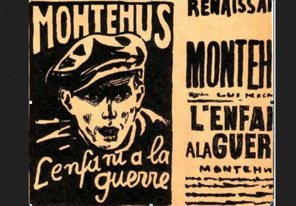 Афиша с портретом Монтегюса