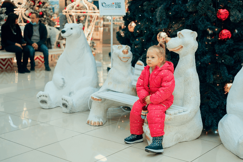 Новогоднее оформление торговых центров