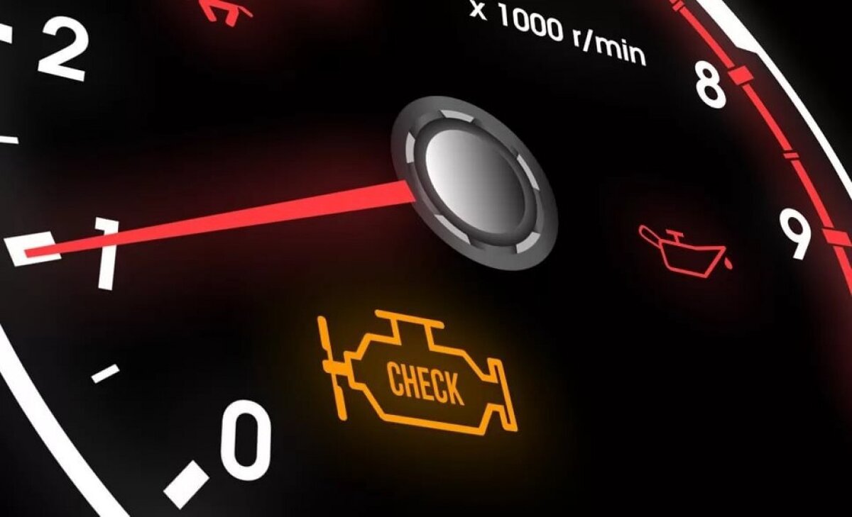 Индикатор ошибки "Check Engine" можно считать с помощью специального сканера