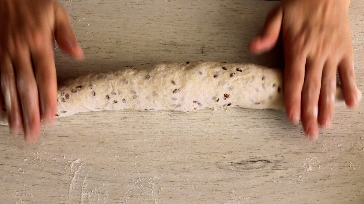 БАГЕТ🥖 НА ПШЕНИЧНОЙ ЗАКВАСКЕ СО ЛЬНОМ!🌾 Авторский рецепт Лилии Шайдуллиной✓  | ПРОСТОРЕЦЕПТ | Дзен