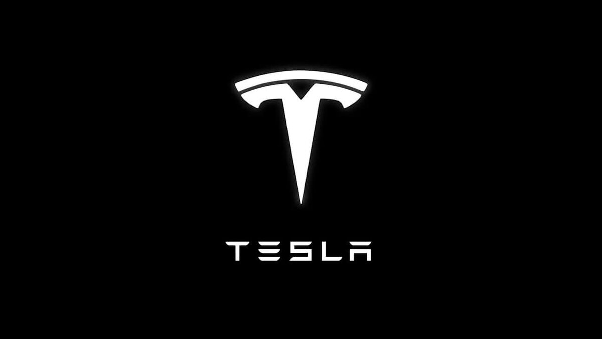 Фирменный логотип компании "Tesla"