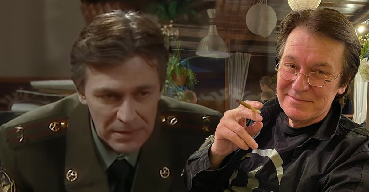 Костюхин, начальник СИЗО (кадр из сериала "Зона") / актёр Игорь Карташёв (фото из Инстаграма актёра, 2021). Коллаж и обработка - мои