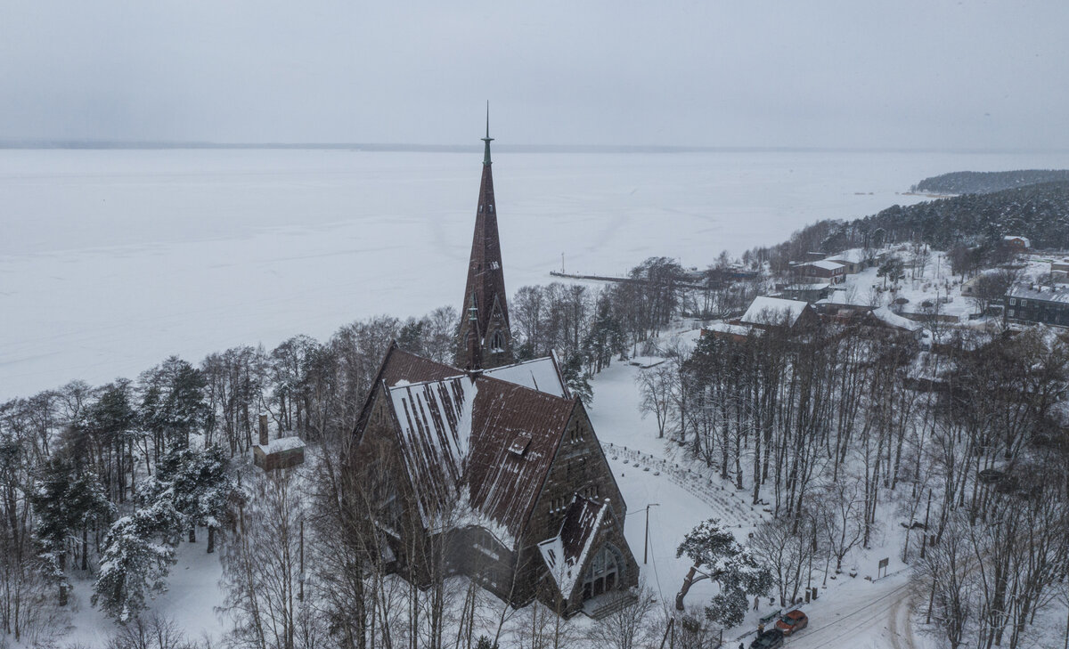 Знаменитая кирха в Приморске.