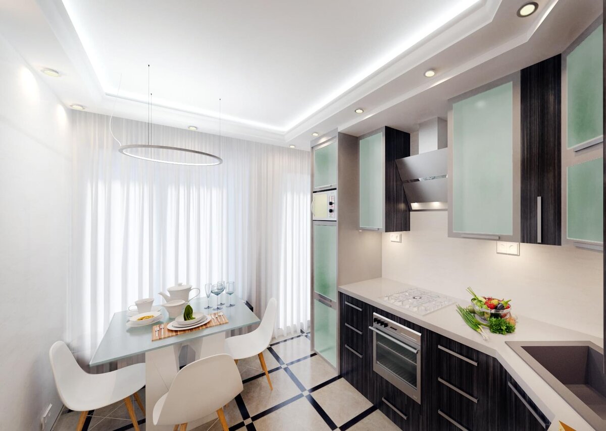Дизайн кухни 9м2 в стандартной квартире фото дизайн
