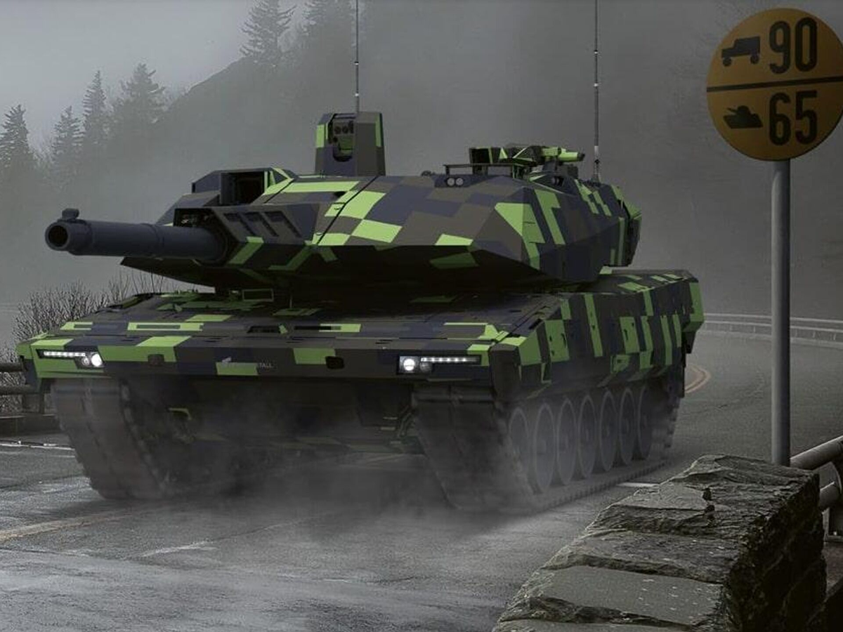 Отчетливо видно, что новый танк имеет обитаемую башню. Это вызывает вопрос о том, насколько его можно отнести к новому поколению танков: машины с обитаемой башней неизбежно должны быть, в сравнении с аналогами с необитаемой башней, либо массивнее, либо хуже защищены / © Rheinmetall