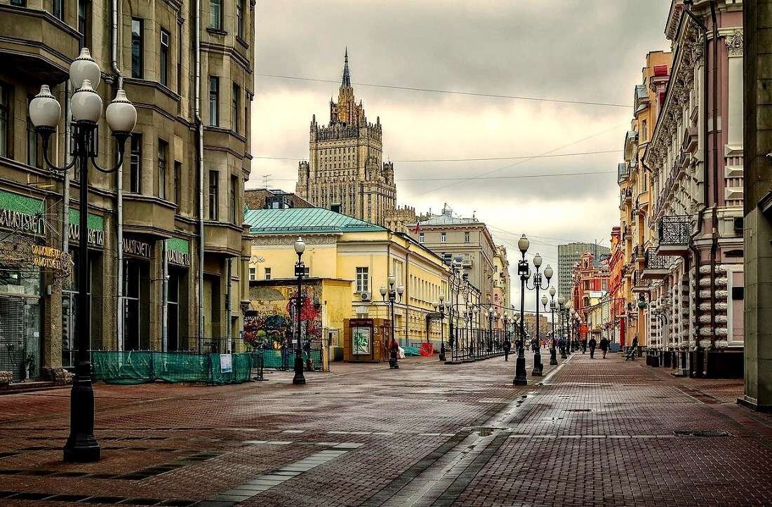 москва вечерний арбат