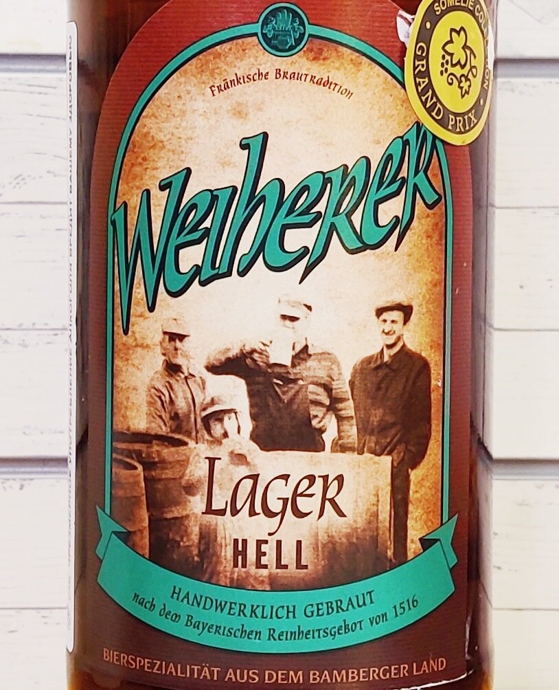 Weiherer Lager Hell этикетка