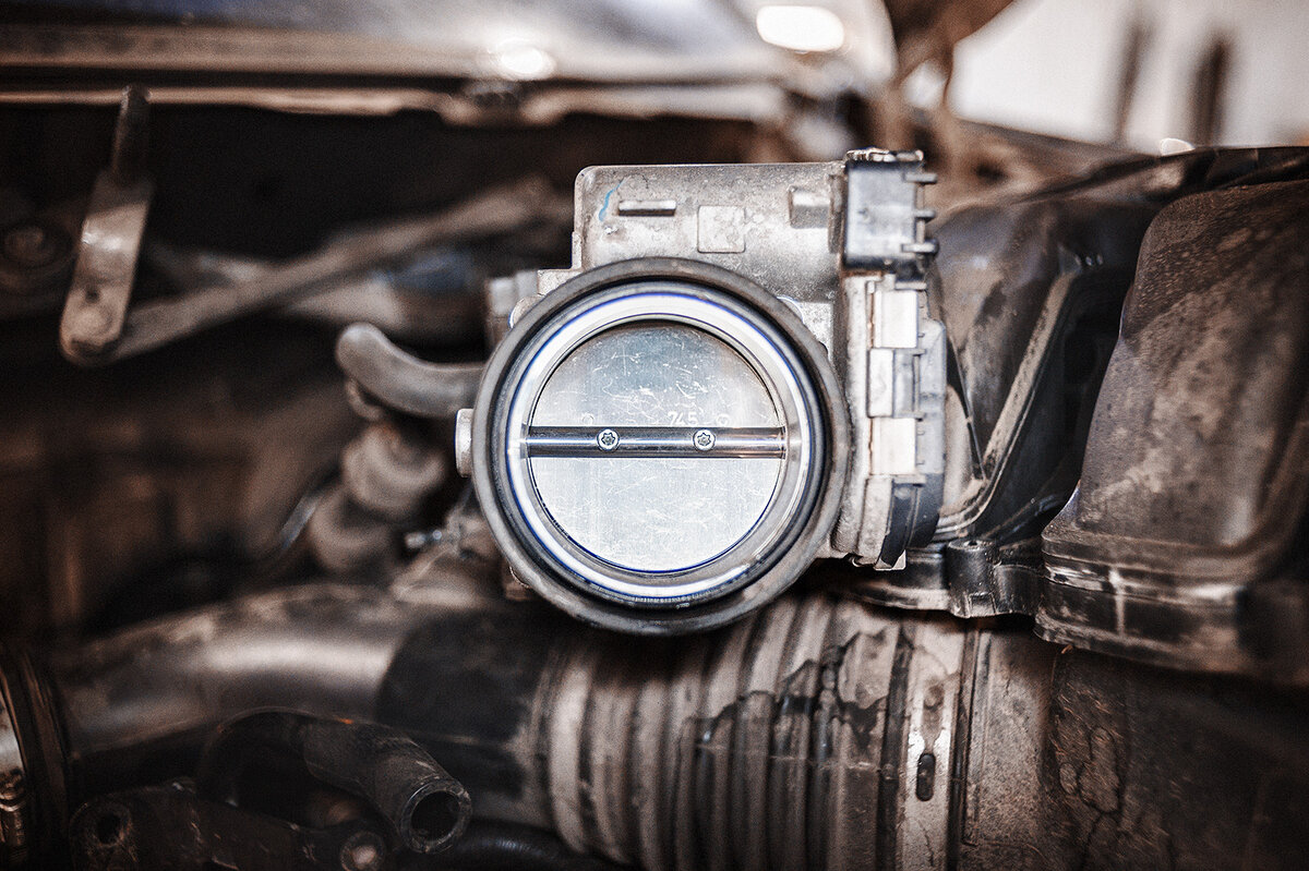 Дроссельная заслонка Додж Джорни 3.6 после чистки