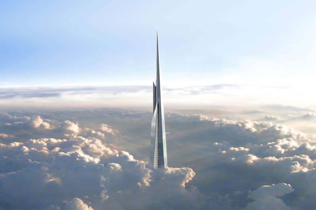 На высоте 3 тысяч метров. Саудовская Аравия небоскреб. Kingdom Tower Эдриан Смит. Башня Джидда. Джидда небоскреб.