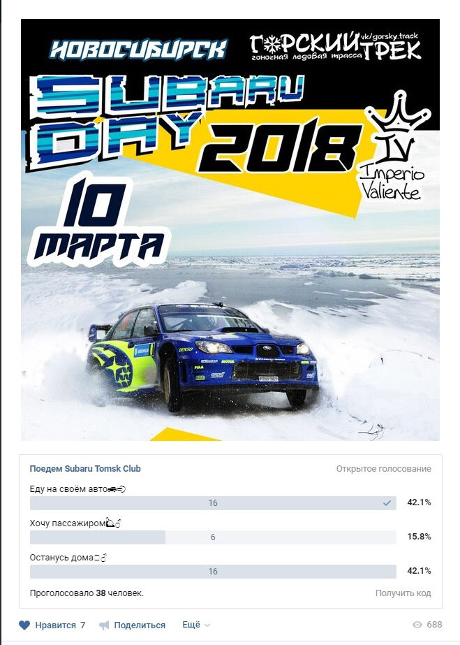 Фото голосовалки из группы SCT. Такое ощущение, что те, кто проголосовал за первый и последний вариант — одни и те же люди )))