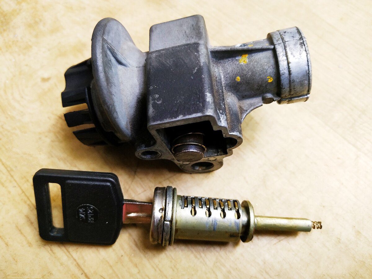 Изготовленный ключ.