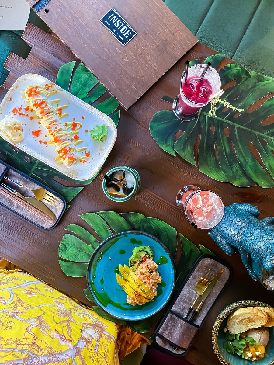 Кухня бара Inside Спб