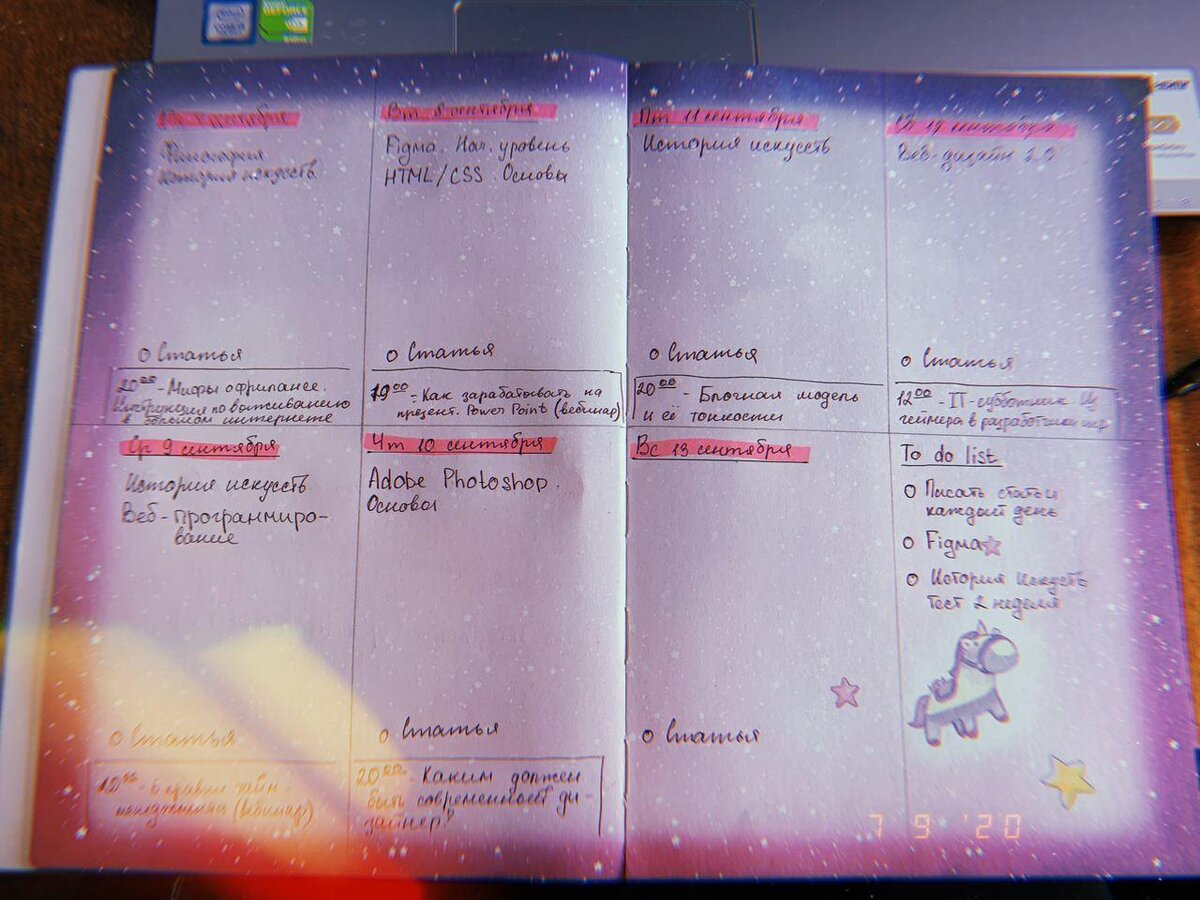 Мой ежедневник и планер в одном лице