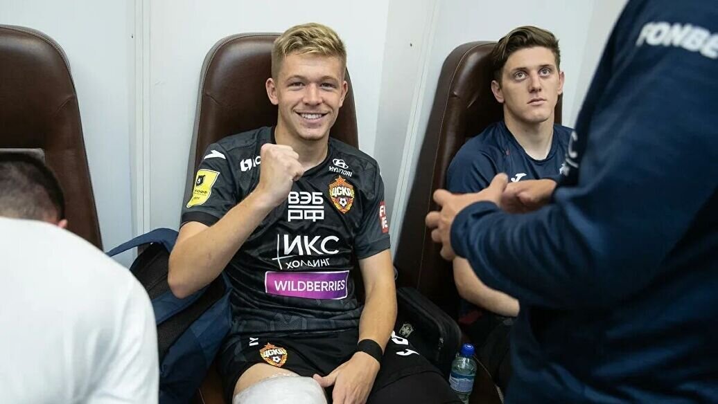 Бруно Фукс после дебютного матча за ЦСКА. Фото: pfc-cska.com