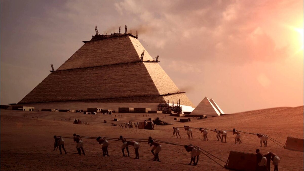 строительство пирамид