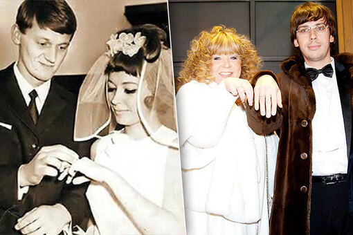 Алла Пугачёва с первым и, пока, последним мужем.
