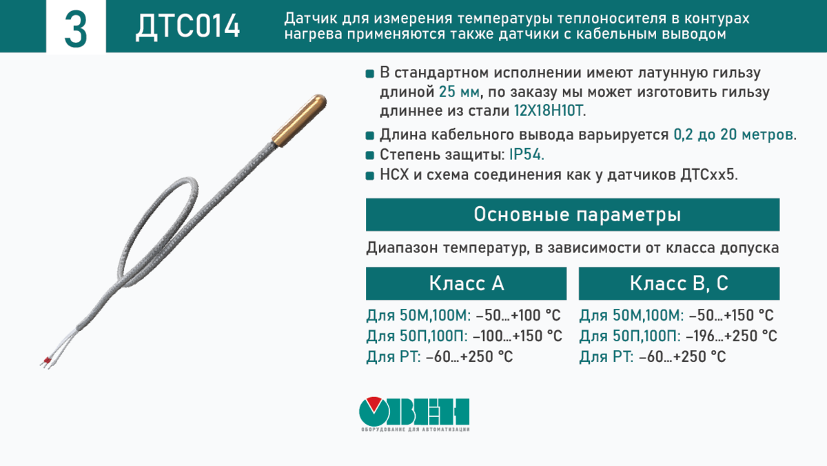 ТОП-5 датчиков температуры ДТС для котельной | ОВЕН. Приборы для  автоматизации | Дзен