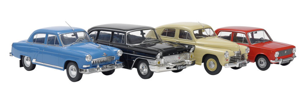 Первые 4 номера легендарных советских авто от hachette