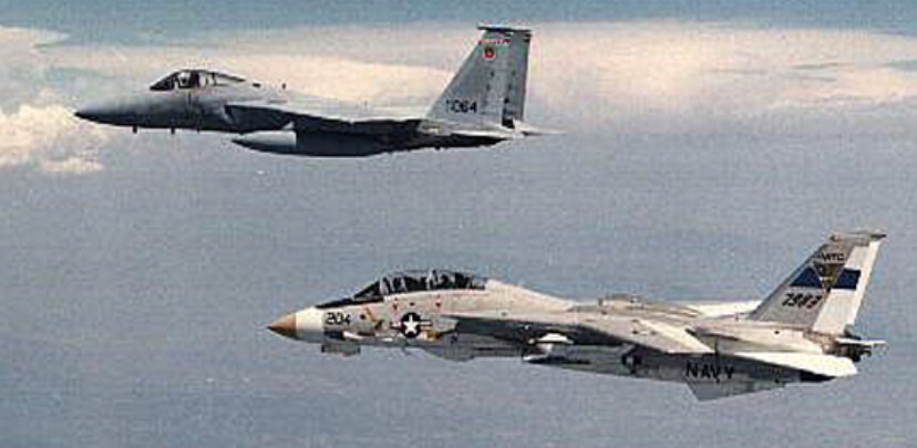 F-15 Eagle и F-14 Tomcat.