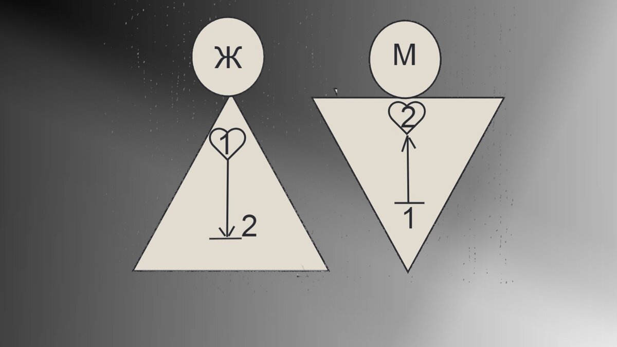 Как и где зарождаются чувства у мужчин и женщин, простая схема