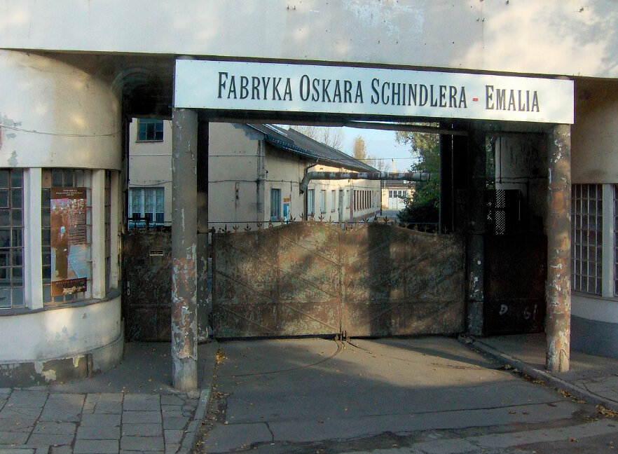 Завод, принадлежавший Оскару Шиндлеру (фото сделано в 2006 году). Автор - Noa Cafri, сайт wikimedia.org.