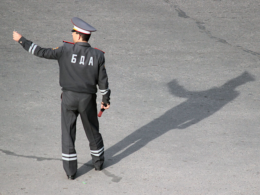 Дорожная полиция Таджикистана