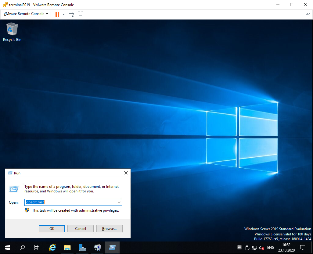 Server 2019 rdp