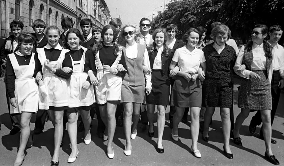 школьные фото 80 х годов