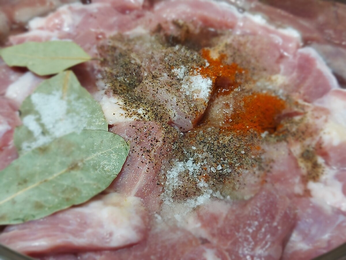 Все специи добавила сразу.